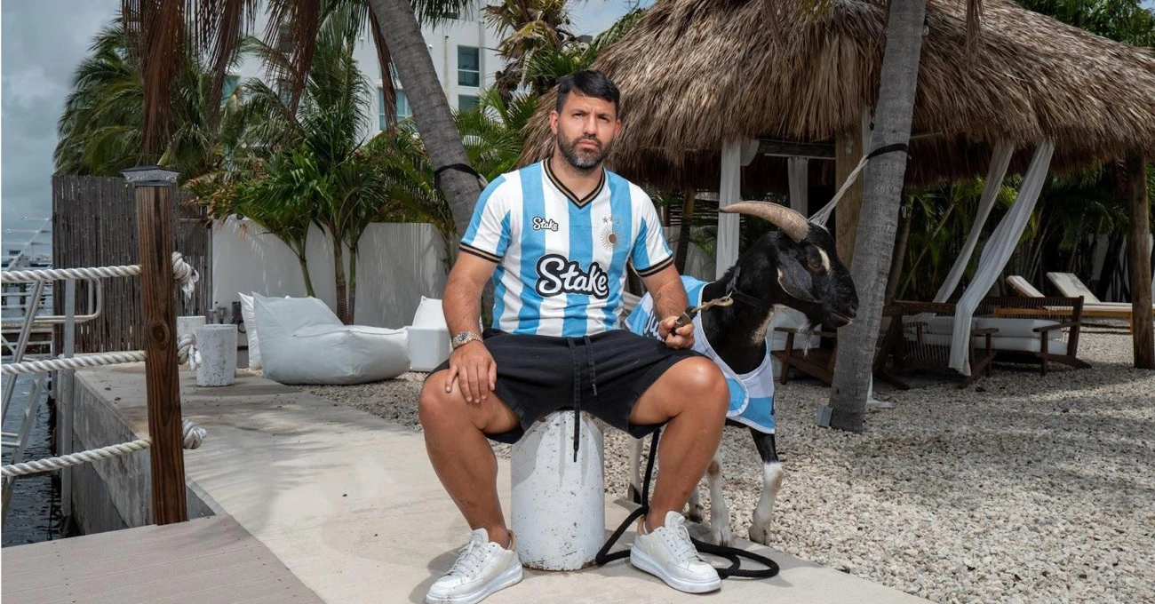 Stake x Aguero partnership announcement